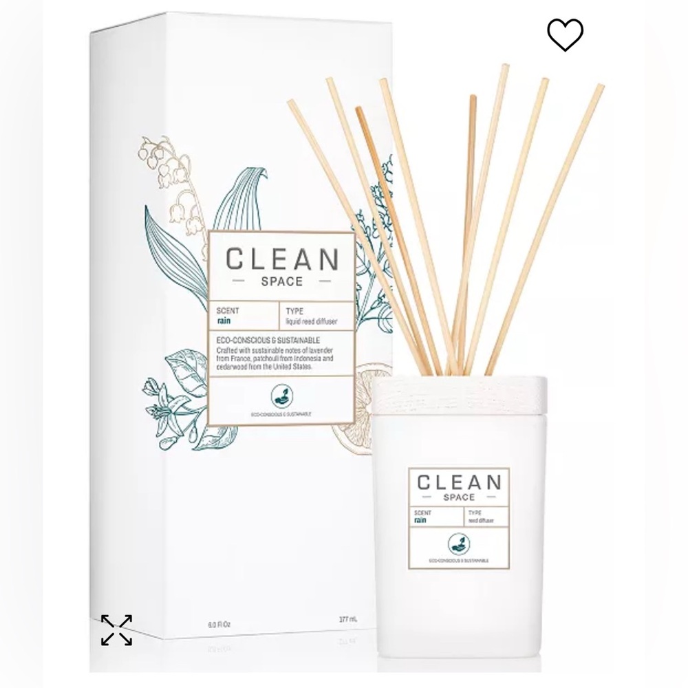 CLEAN Fragrance Rain Diffuser, 6-oz. NEW